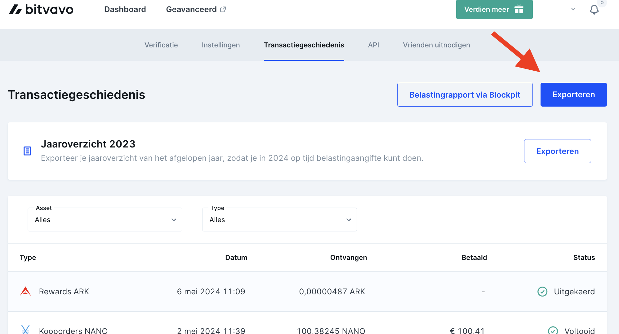 Crypto and tax in The Netherlands – Bitvavo Help Center
