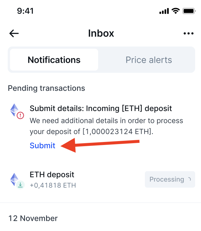 Soumettre app