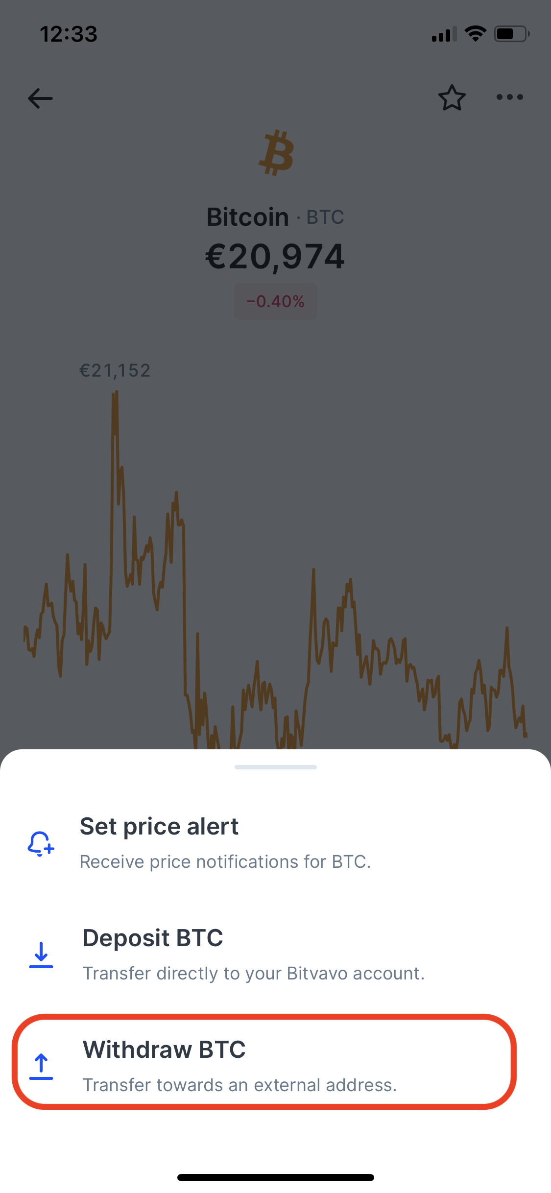 Come posso prelevare (inviare) criptovaluta dal mio account Bitvavo a un  wallet esterno? – Bitvavo Centro assistenza